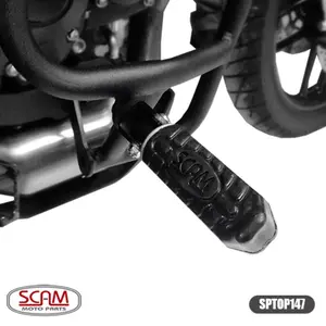 Imagem 2 de Protetor de Motor Carenagem Scam Triumph 800 (apartir de 2012) Preto - SPTOP147