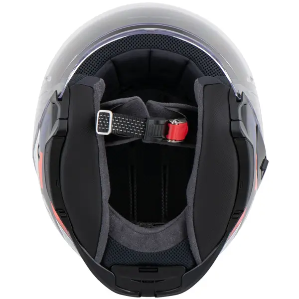 Capacete Shoei J-Cruise 3 Whizzy TC-10 - Preto/Azul/Cinza/Vermelho