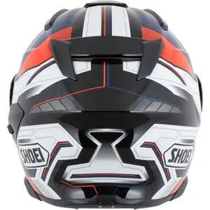 Imagem 5 de Capacete Shoei J-Cruise 3 Whizzy TC-10 - Preto/Azul/Cinza/Vermelho (Aberto)