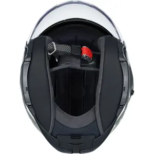 Imagem 8 de Capacete Shoei J-Cruise 3 Whizzy TC-11 - Preto/Cinza/Verde Fosco (Aberto)