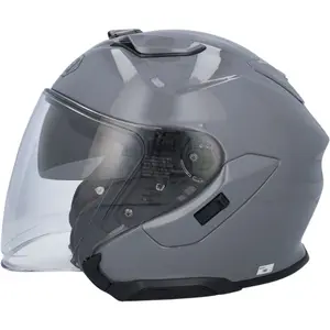 Imagem 2 de Capacete Shoei J-Cruise 3 Monocolor - Cinza Bassalt (Aberto)