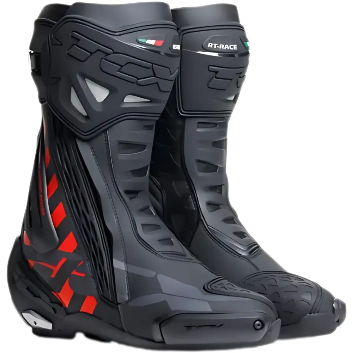 Bota TCX RT Race - Preto/Vermelho - Grid Motors