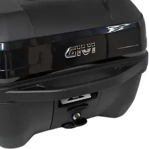 Imagem 2 de Bau / Bauleto Givi T33NTBR Monolock Traffic 3 Preto - 33 Litros