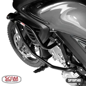 Imagem 3 de Protetor de Motor Carenagem Scam Suzuki V-Strom 650 (2002-2013) Preto - SPTOP149