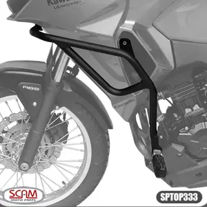 Imagem 1 de Protetor de Motor Carenagem Scam Kawasaki Versys X300 (apartir de 2018) Preto - SPTOP333