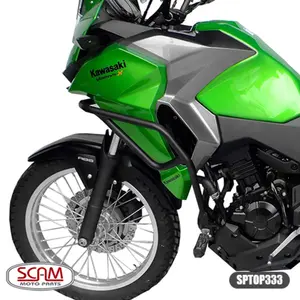 Imagem 3 de Protetor de Motor Carenagem Scam Kawasaki Versys X300 (apartir de 2018) Preto - SPTOP333