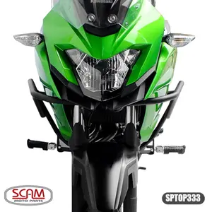 Imagem 2 de Protetor de Motor Carenagem Scam Kawasaki Versys X300 (apartir de 2018) Preto - SPTOP333