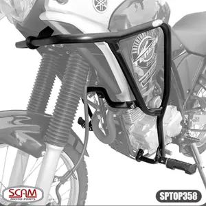 Protetor de Motor Carenagem Scam Yamaha Ténéré 250 (2011-2019) Preto - SPTOP358