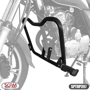 Protetor de Motor Carenagem Scam Haojue Chopper Road 150 (apartir de 2018) Preto - SPTOP397