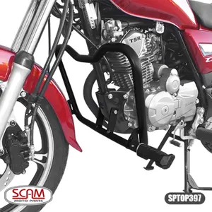 Imagem 2 de Protetor de Motor Carenagem Scam Haojue Chopper Road 150 (apartir de 2018) Preto - SPTOP397