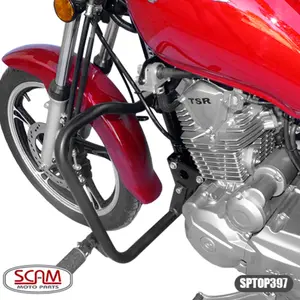 Imagem 3 de Protetor de Motor Carenagem Scam Haojue Chopper Road 150 (apartir de 2018) Preto - SPTOP397