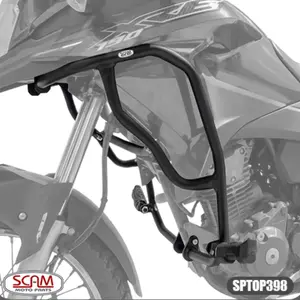 Imagem 1 de Protetor de Motor Carenagem Scam Honda XRE 190 (2016-2024) Preto - SPTOP398