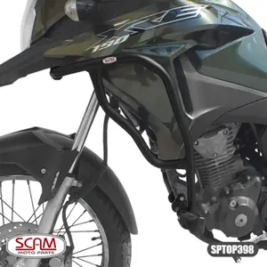Imagem 2 de Protetor de Motor Carenagem Scam Honda XRE 190 (2016-2024) Preto - SPTOP398