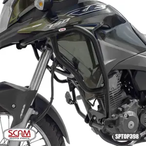 Imagem 3 de Protetor de Motor Carenagem Scam Honda XRE 190 (2016-2024) Preto - SPTOP398