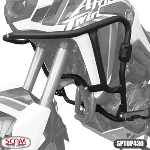 Protetor de Motor Carenagem Scam Honda Africa Twin CRF1000L (2017-2020) Preto - SPTOP430