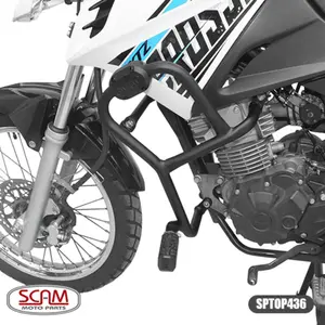 Imagem 2 de Protetor de Motor Carenagem Scam Yamaha Crosser 150 (2014-2024) Preto - SPTOP436