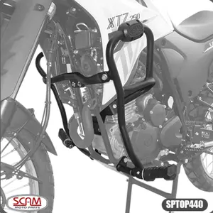 Protetor de Motor Carenagem Scam Yamaha Lander 250 (2008-2024) Preto - SPTOP440