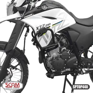 Imagem 2 de Protetor de Motor Carenagem Scam Yamaha Lander 250 (2008-2024) Preto - SPTOP440