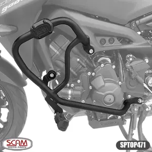 Protetor de Motor Carenagem Scam Yamaha Tracer 900 GT (apartir de 2020) Preto - SPTOP471