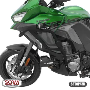 Imagem 2 de Protetor de Motor Carenagem Scam Kawasaki Versys 1000 (apartir de 2020) Preto - SPTOP475