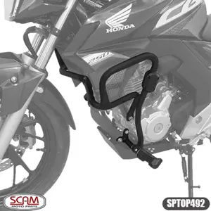 Protetor de Motor Carenagem Scam Honda CB Twister 250 (apartir de 2016) Preto - SPTOP492
