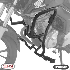 Protetor de Motor Carenagem Scam Honda CG 150/160 (2009-2024) Preto - SPTOP502