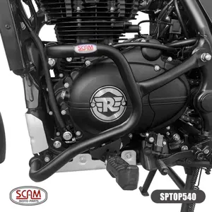 Imagem 2 de Protetor de Motor Carenagem Scam Royal Enfield Himalayan (apartir de 2018) / Scram 411 (apartir de 2023) Preto - SPTOP540