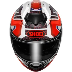 Imagem 2 de Capacete Shoei GT-Air 3 Hike TC-10 - Branco/Vermelho/Azul