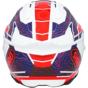 Imagem 11 de Capacete Shoei GT-Air 3 Hike TC-10 - Branco/Vermelho/Azul