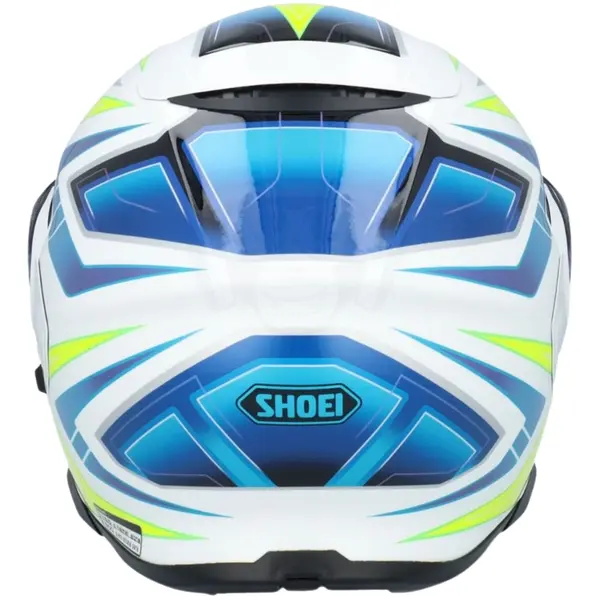 Capacete Shoei Neotec 3 Anthem TC-3 - Branco/Azul/Amarelo Fluor