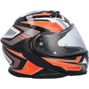 Imagem 4 de Capacete Shoei Neotec 3 Anthem TC-8 - Preto/Cinza/Laranja (Articulado)