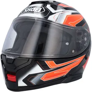 Imagem 5 de Capacete Shoei Neotec 3 Anthem TC-8 - Preto/Cinza/Laranja (Articulado)