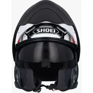 Imagem 8 de Capacete Shoei Neotec 3 Anthem TC-8 - Preto/Cinza/Laranja (Articulado)