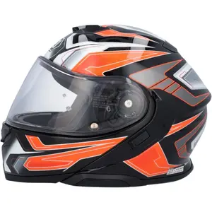 Imagem 3 de Capacete Shoei Neotec 3 Anthem TC-8 - Preto/Cinza/Laranja (Articulado)