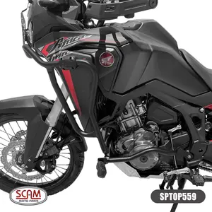 Imagem 2 de Protetor de Motor Carenagem Scam Honda Africa Twin CRF1000L (apartir de 2021) Preto - SPTOP559