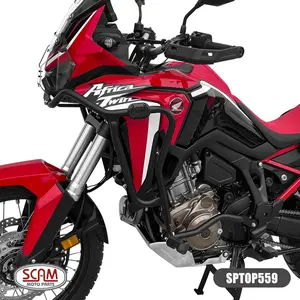Imagem 3 de Protetor de Motor Carenagem Scam Honda Africa Twin CRF1000L (apartir de 2021) Preto - SPTOP559