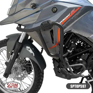 Imagem 4 de Protetor de Motor Carenagem Scam Dafra NH190/NH300 (apartir de 2020) Preto - SPTOP597