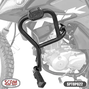 Protetor de Motor Carenagem Scam Haojue NK150 (apartir de 2023) Preto - SPTOP622