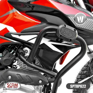Imagem 2 de Protetor de Motor Carenagem Scam Haojue NK150 (apartir de 2023) Preto - SPTOP622