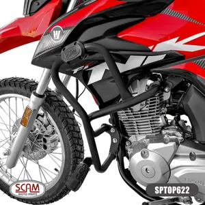 Imagem 3 de Protetor de Motor Carenagem Scam Haojue NK150 (apartir de 2023) Preto - SPTOP622