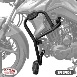 Protetor de Motor Carenagem Scam Haojue DK150 (apartir de 2018) Preto - SPTOP653
