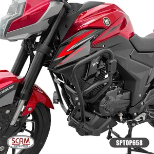 Imagem 2 de Protetor de Motor Carenagem Scam Haojue DR160 (apartir de 2021) Preto - SPTOP658