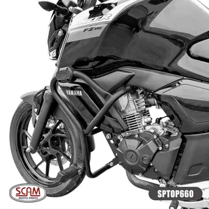 Imagem 2 de Protetor de Motor Carenagem Scam Yamaha FZ15 (apartir de 2023) Preto - SPTOP660