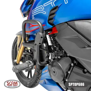 Imagem 4 de Protetor de Motor Carenagem Scam Dafra Apache 200 RTR (apartir de 2019) Preto - SPTOP686