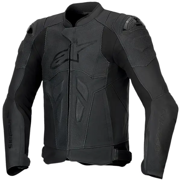 Jaqueta Alpinestars Dusk Airflow Preto (Couro) - Grid Motors