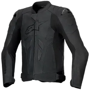 Jaqueta Alpinestars Dusk Airflow Preto (Couro) - Grid Motors