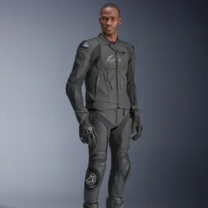 Imagem 7 de Jaqueta Alpinestars Dusk Airflow Preto (Couro)