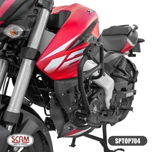Imagem 2 de Protetor de Motor Carenagem Scam Bajaj Dominar 160 (apartir de 2023) Preto - SPTOP704