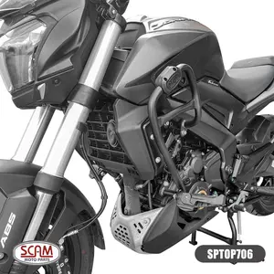 Imagem 2 de Protetor de Motor Carenagem Scam Bajaj Dominar 250/400 (apartir de 2023) Preto - SPTOP706