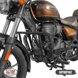 Imagem 2 de Protetor de Motor Carenagem Scam Royal Enfield Hunter 350 (apartir de 2023) / Meteor 350 (apartir de 2022) Preto - SPTOP742